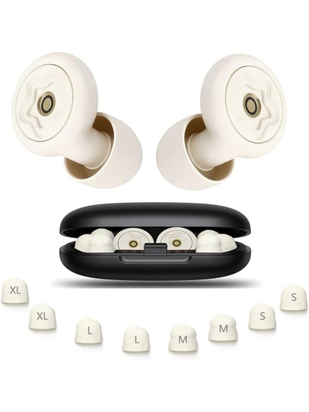 Reusable Silicone Ear Plugs for Sleeping, 50dB Noise Cancelling, Comfort for